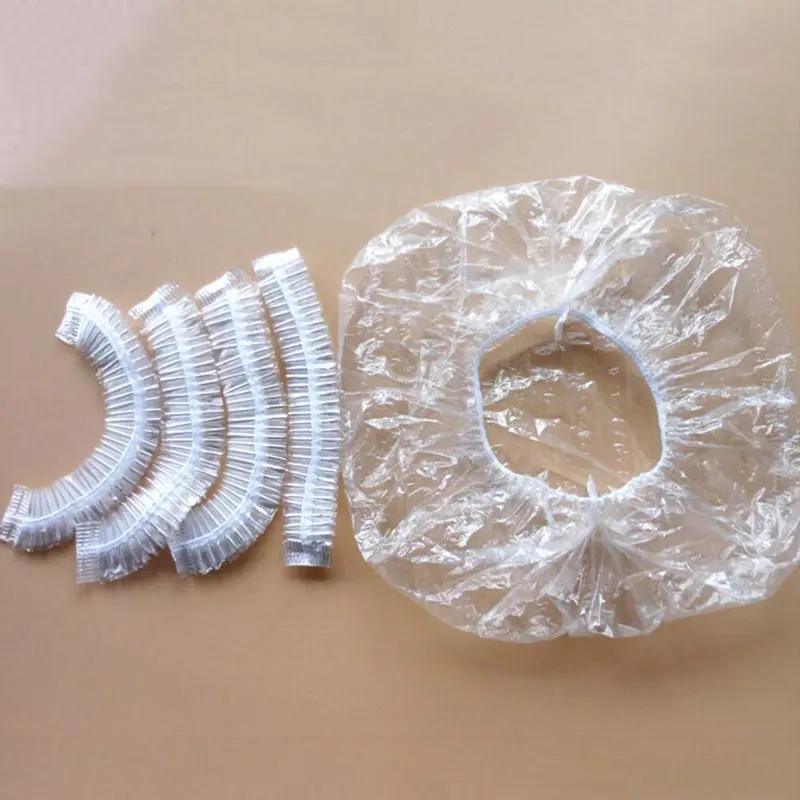 100pcs/lot Disposable Shower Caps Hat One-Off Bathing Caps Hotel Elastic Shower Cap Clear Hair Salon Bathroom Products Bath Caps
100pcs/lot Disposable Shower Caps Hat One-Off Bathing Caps Hotel Elastic Shower Cap Clear Hair Salon Bathroom Products Bath Caps