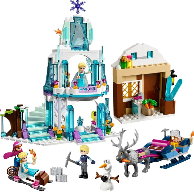 Princess Anna Elsa Snow Queen Elsa's Sparkling Ice Castle Building Blocks Brick Toys For Girls Compatible with friends
Princess Anna Elsa Snow Queen Elsa's Sparkling Ice Castle Building Blocks Brick Toys For Girls Compatible with friends