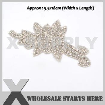 Bridal Beaded Crystal Rhinestone Applique Diamond Embroidery For Wedding Decoration Headband Hair Piece Garter Sash Belt Hat
Bridal Beaded Crystal Rhinestone Applique Diamond Embroidery For Wedding Decoration Headband Hair Piece Garter Sash Belt Hat