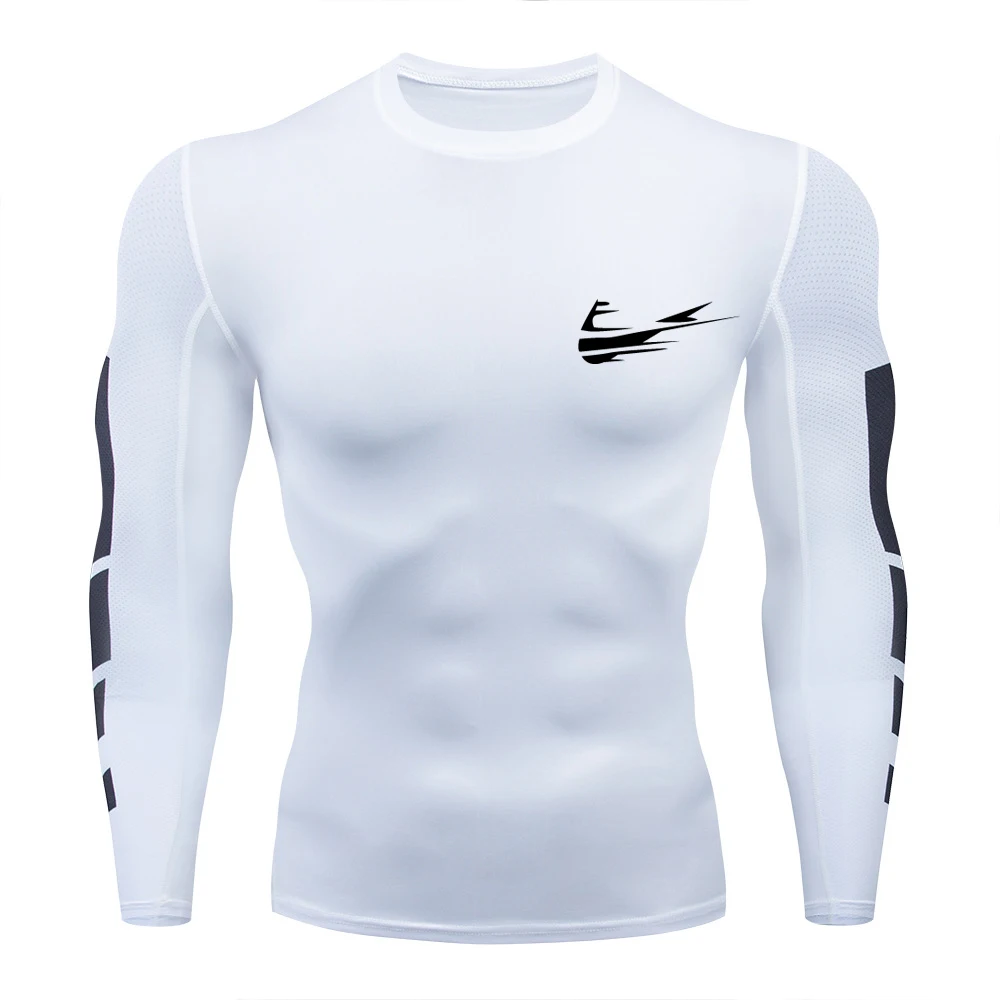 Brand printing fitness men's compression tops long-sleeved tight-fitting sports Tshirt running fitness bodybuilding T-shirt tops
Brand printing fitness men's compression tops long-sleeved tight-fitting sports Tshirt running fitness bodybuilding T-shirt tops