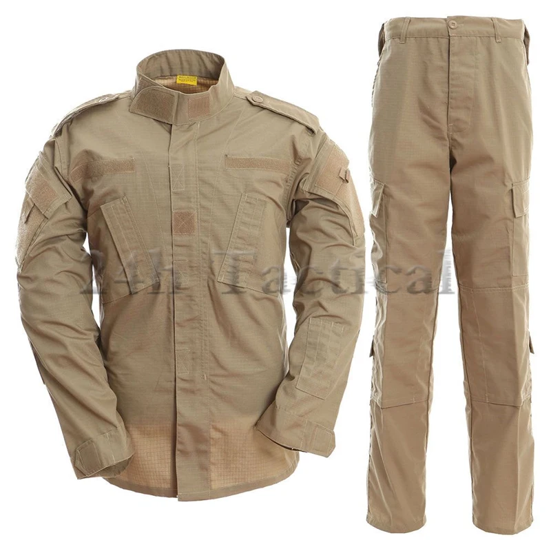 High Quality Tactical Combat Uniform Hunting Suit For Wargame Paintball Army Clothing Set Jacket &Pants BDU Tan
High Quality Tactical Combat Uniform Hunting Suit For Wargame Paintball Army Clothing Set Jacket &Pants BDU Tan