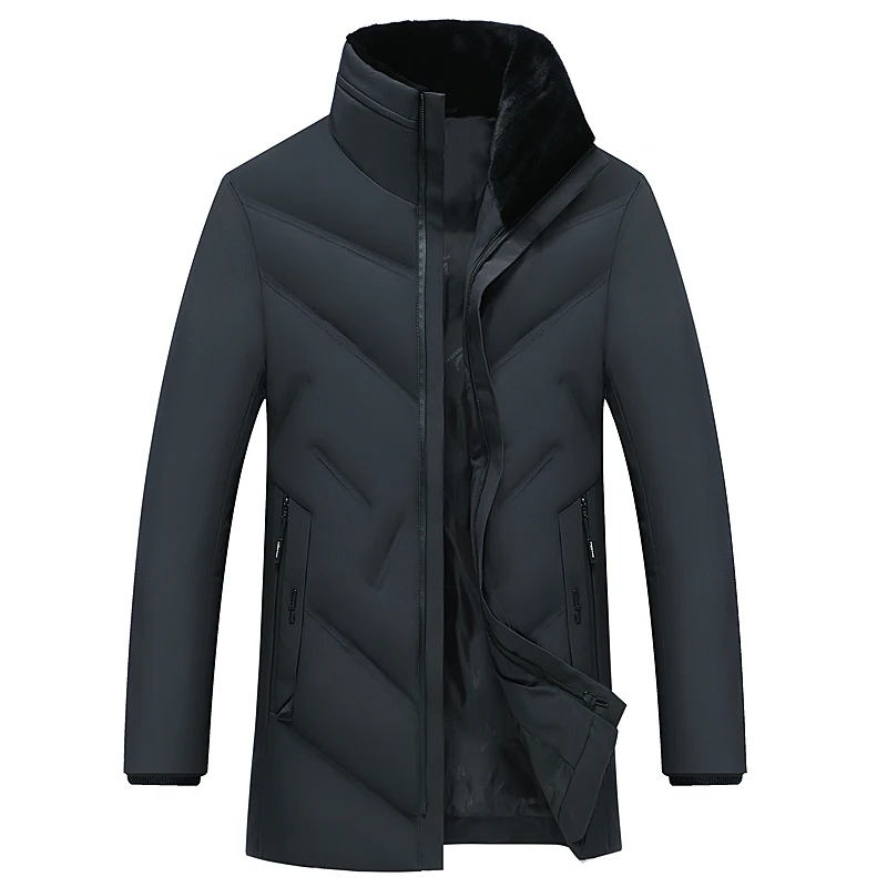 2019 Winter Parka Men Hooded Fur Collar Winter Jacket Long Cotton Padded Warm thicken coat Clothing Male Solid Color coat 4XL
2019 Winter Parka Men Hooded Fur Collar Winter Jacket Long Cotton Padded Warm thicken coat Clothing Male Solid Color coat 4XL