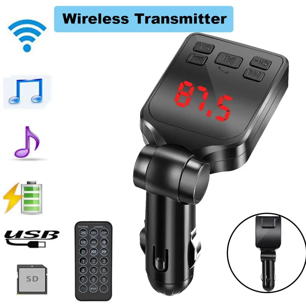 12 V Blueteeth Kits for Car Handsfree Wireless FM Transmitter Music MP3 Players Music Audio Receiver #713
12 V Blueteeth Kits for Car Handsfree Wireless FM Transmitter Music MP3 Players Music Audio Receiver #713