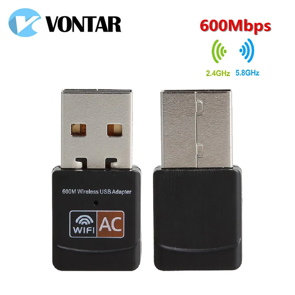 USB Wireless Wifi Adapter 600Mbps 802.11ac USB ethernet adapter Network Card wi-fi receiver For Mac PC Windows 7 8 10 VONTAR
USB Wireless Wifi Adapter 600Mbps 802.11ac USB ethernet adapter Network Card wi-fi receiver For Mac PC Windows 7 8 10 VONTAR