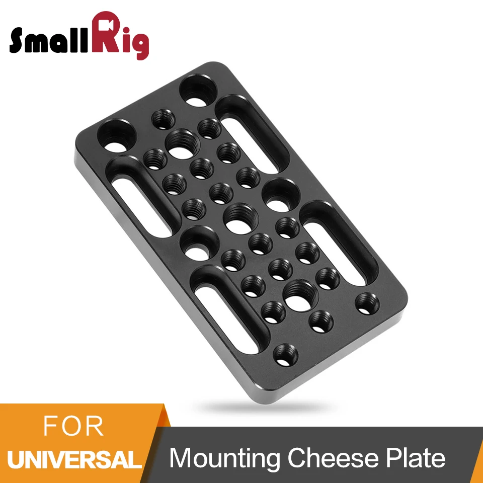 SmallRig Switching Plate Camera Mounting Cheese Plate for Railblocks Dovetails and Short Rods (Longer Version) - 1598
SmallRig Switching Plate Camera Mounting Cheese Plate for Railblocks Dovetails and Short Rods (Longer Version) - 1598