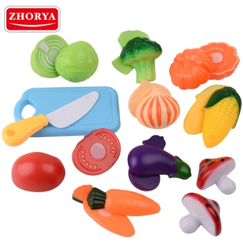 Zhorya Kitchen Food Pretend Play Toy for Girls Cutting Fruits Vegetables Plastic Knife Model Set Educational Gift for Kid Toys
Zhorya Kitchen Food Pretend Play Toy for Girls Cutting Fruits Vegetables Plastic Knife Model Set Educational Gift for Kid Toys