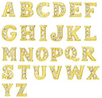 20PCS/lot Gold Color Rhinestones Alphabet Letters "A - M Can Choose " DIY Alloy Floating Locket Charms Fit For Memory Locket
20PCS/lot Gold Color Rhinestones Alphabet Letters "A - M Can Choose " DIY Alloy Floating Locket Charms Fit For Memory Locket
