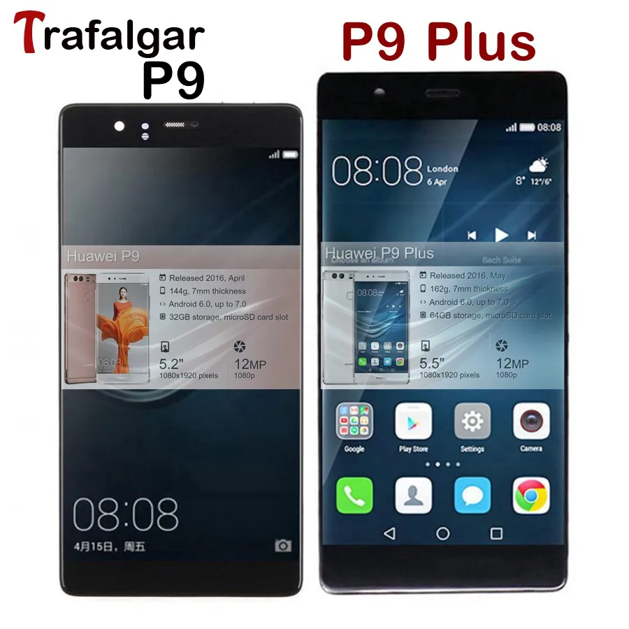 For Huawei P9 LCD Display Touch Screen Digitizer Assembly With Frame For Huawei P9 Plus LCD Screen EVA L09 L19 VIE L09 L29
For Huawei P9 LCD Display Touch Screen Digitizer Assembly With Frame For Huawei P9 Plus LCD Screen EVA L09 L19 VIE L09 L29