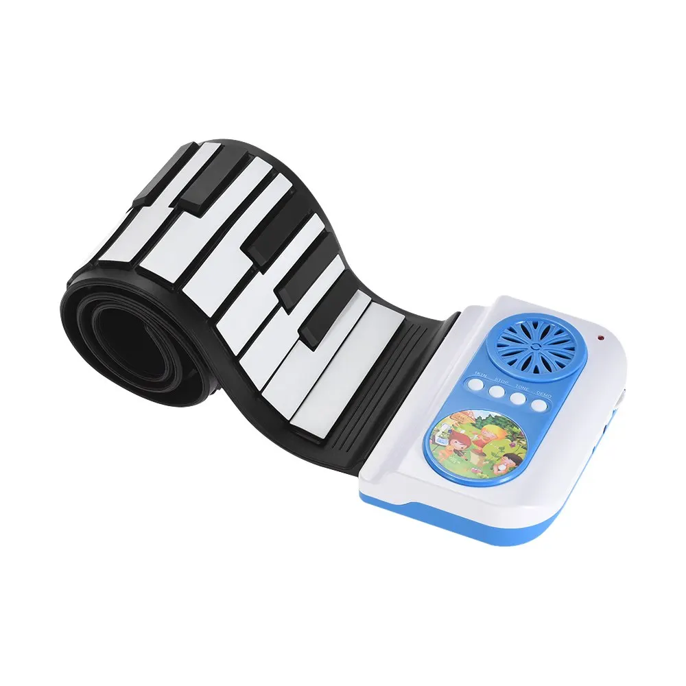 49 Keys Hand Roll Up PianoSilicon Electronic Keyboard with Built-in Speaker Teaching Function for Children Kids
49 Keys Hand Roll Up PianoSilicon Electronic Keyboard with Built-in Speaker Teaching Function for Children Kids
