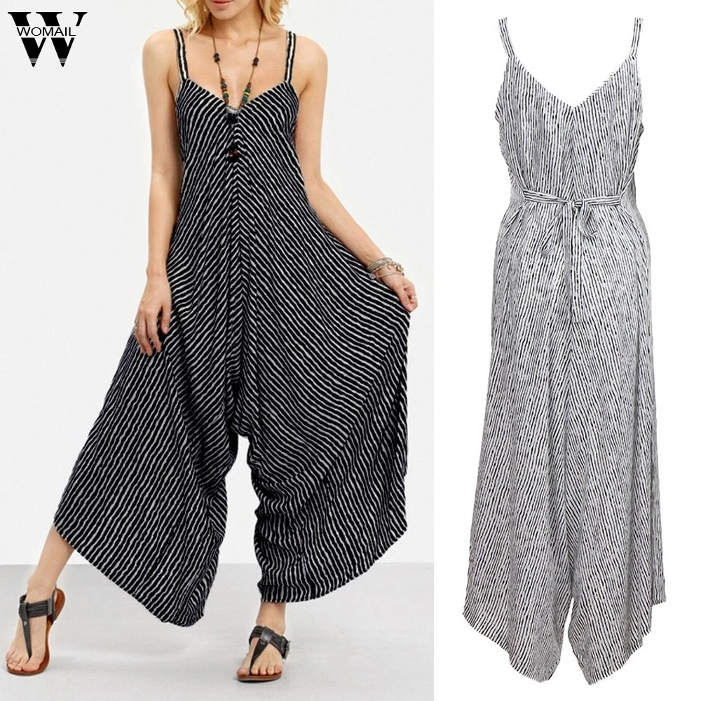 Womail Jumpsuit Playsuits Summer Women Jumpsuits Strappy V Neck Bandage Loose Playsuit Party Clubwear Jumpsuit 19 JUN20
Womail Jumpsuit Playsuits Summer Women Jumpsuits Strappy V Neck Bandage Loose Playsuit Party Clubwear Jumpsuit 19 JUN20