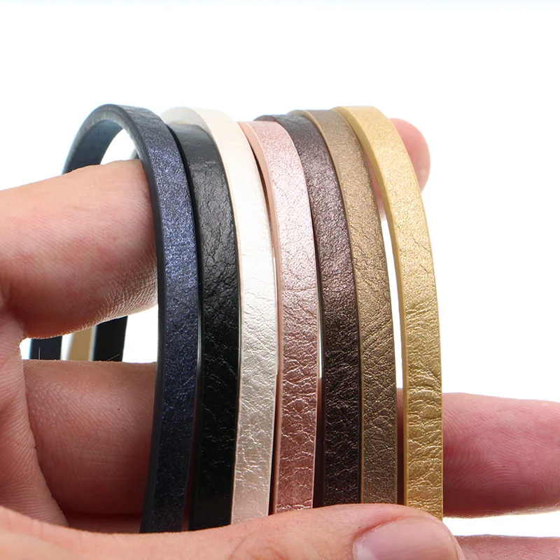 1Meter x 5mm Punk Gothic Leather Cord Stripe Leather Rope Jewelry Findings Accessories Jewelry Making For Bracelet ChokerDiy
1Meter x 5mm Punk Gothic Leather Cord Stripe Leather Rope Jewelry Findings Accessories Jewelry Making For Bracelet ChokerDiy