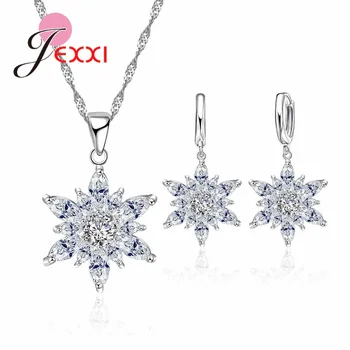 High Quality Flower 925 Stamp Nacklace&Hoop Earring Cubic Zirconia Rhinestone Prevent Allergy Sterling-silver-jewelry
High Quality Flower 925 Stamp Nacklace&Hoop Earring Cubic Zirconia Rhinestone Prevent Allergy Sterling-silver-jewelry