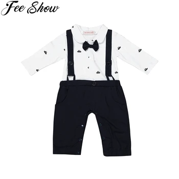 FEESHOW Navy Blue Baby Boys Gentleman Long Sleeves Bowtie One-piece Romper Jumpsuit SZ 6-24 Months 
FEESHOW Navy Blue Baby Boys Gentleman Long Sleeves Bowtie One-piece Romper Jumpsuit SZ 6-24 Months