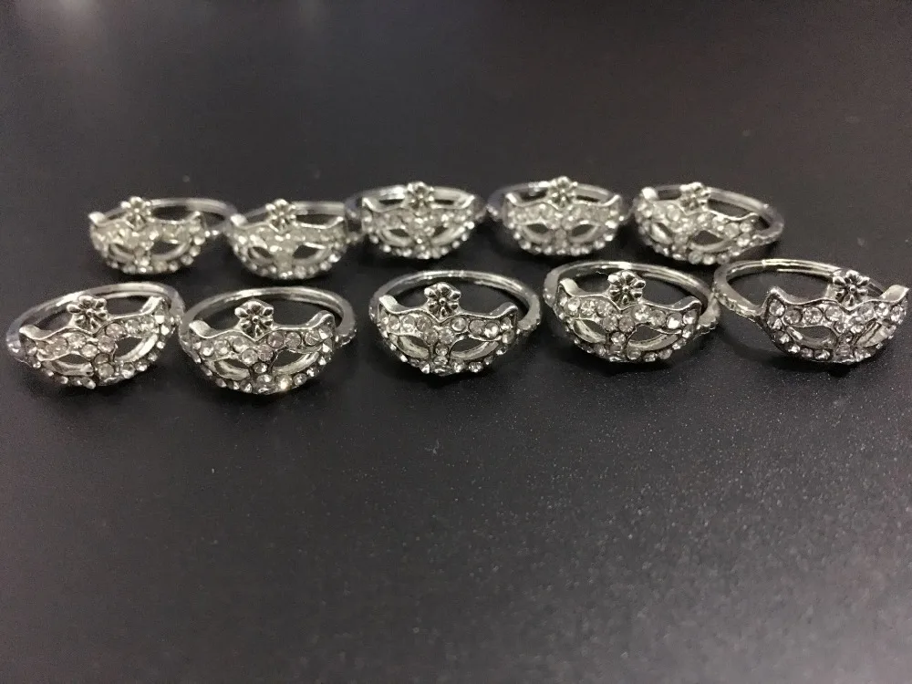 2pcs/lot Silver Plated crystal mask rings for women fifty shade of Grey Style Rings free shipping fashion jewelry best gift
2pcs/lot Silver Plated crystal mask rings for women fifty shade of Grey Style Rings free shipping fashion jewelry best gift