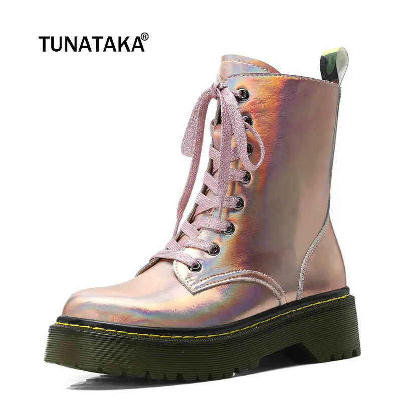 Women Genuine Leather Comfort Low Heel Platform Martin Boots Fashion Zipper Boots Ladies Round Toe Fall Winter Shoes Silver
Women Genuine Leather Comfort Low Heel Platform Martin Boots Fashion Zipper Boots Ladies Round Toe Fall Winter Shoes Silver