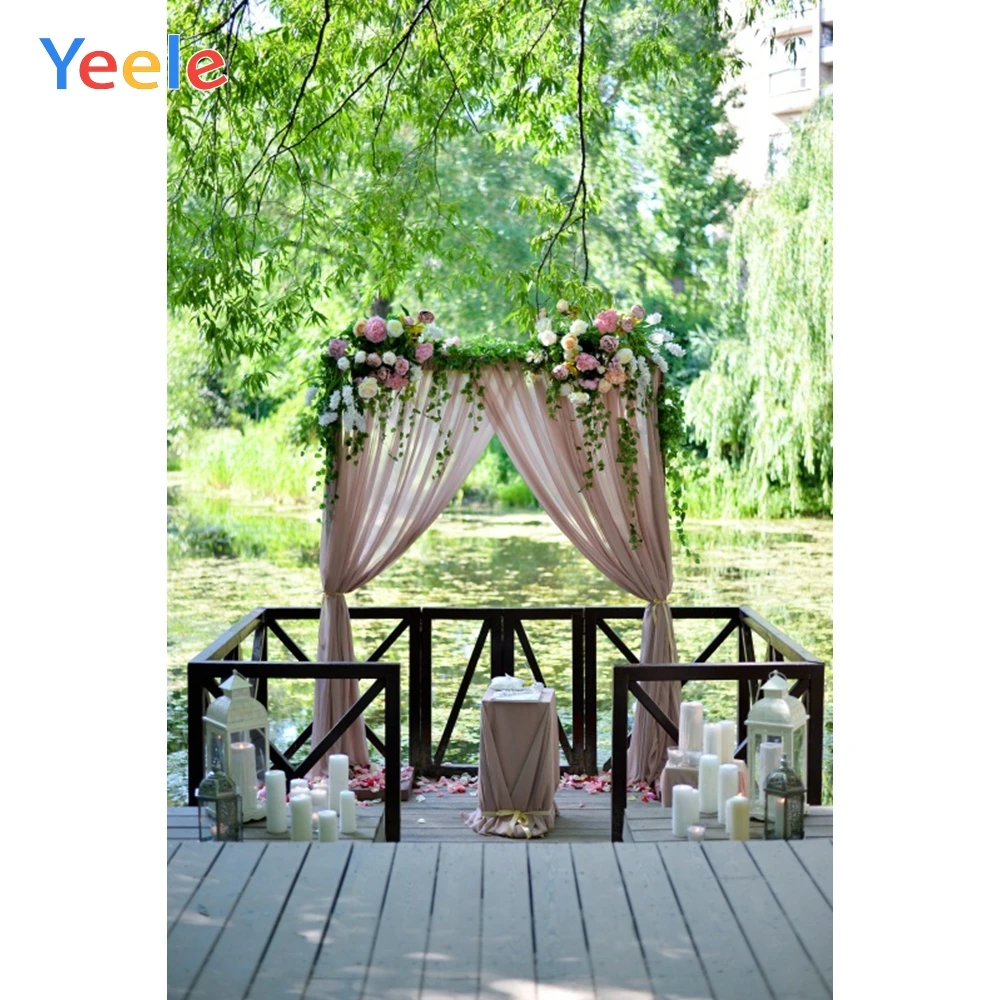 Yeele Wedding Photocall Flower Frame Floor Park River Photography Backgrounds Customized Photographic Backdrops for Photo Studio
Yeele Wedding Photocall Flower Frame Floor Park River Photography Backgrounds Customized Photographic Backdrops for Photo Studio