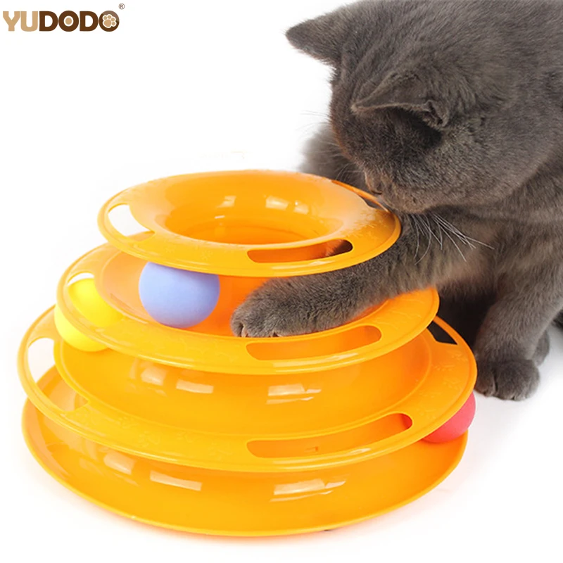 3Layers Funny Cat Toys Crazy Ball Disk Anti-slip Interactive Amusement Plate Triple Turntable Play Disc Small Pet Toy For Kitten
3Layers Funny Cat Toys Crazy Ball Disk Anti-slip Interactive Amusement Plate Triple Turntable Play Disc Small Pet Toy For Kitten