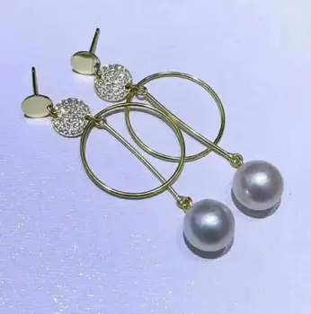 noble jewelry elegant natural 9-10mm Freshwater round White pearl Clover earring 925,Sterling silver
noble jewelry elegant natural 9-10mm Freshwater round White pearl Clover earring 925,Sterling silver