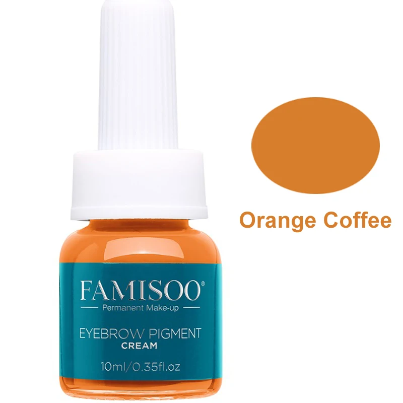 Famisoo Tatoo Semi Permanent Makeup Microblading Eyebrow Tattoo Ink Machine Gun Pigment Orange Coffee 10ml Pigmento Supplies
Famisoo Tatoo Semi Permanent Makeup Microblading Eyebrow Tattoo Ink Machine Gun Pigment Orange Coffee 10ml Pigmento Supplies