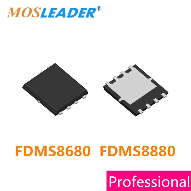 Mosleader FDMS8680 FDMS8880 DFN5X6 100PCS N-Channel 30V Высокое качество
Mosleader FDMS8680 FDMS8880 DFN5X6 100PCS N-Channel 30V Высокое качество