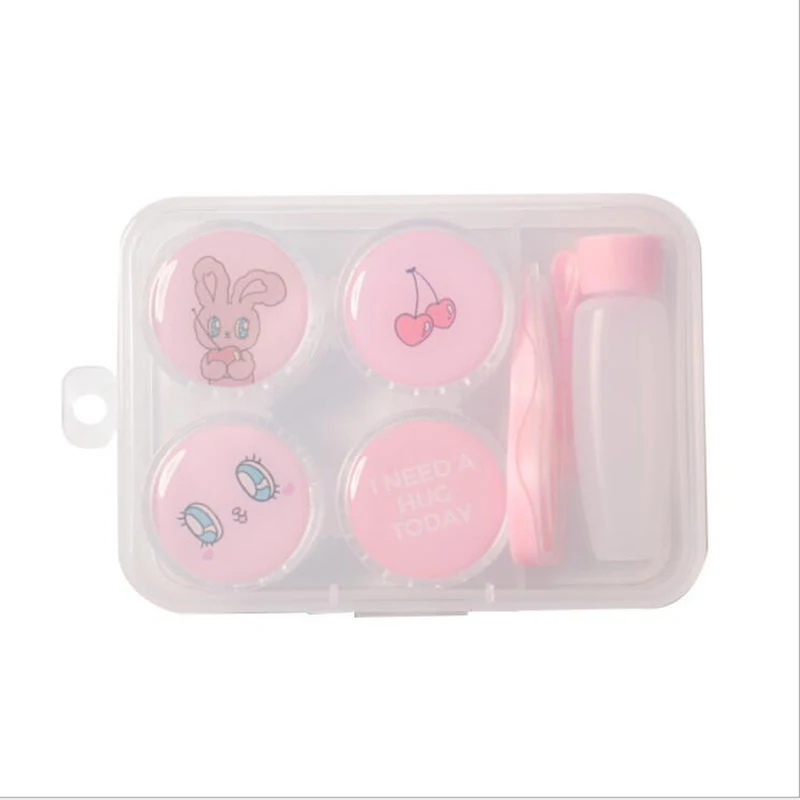 Contact Lens Case Eye Contacts Cartoon Kit 2 Pairs Travel Holder Contai Lenses Box lente de contato lentillas de color para ojos
Contact Lens Case Eye Contacts Cartoon Kit 2 Pairs Travel Holder Contai Lenses Box lente de contato lentillas de color para ojos