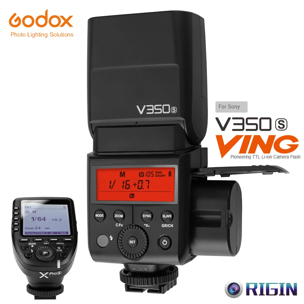 In the stock!!! Godox Mini Li-ion TTL V350S Camera Flash HSS 1/8000s GN36 0.1s~1.7s recycle+Xpro-S Transmitter Kit For Sony
In the stock!!! Godox Mini Li-ion TTL V350S Camera Flash HSS 1/8000s GN36 0.1s~1.7s recycle+Xpro-S Transmitter Kit For Sony