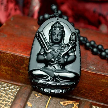 natural Obsidian void Tibet Bodhisattva pendant male and female Zodiac ox tiger natal Buddha
natural Obsidian void Tibet Bodhisattva pendant male and female Zodiac ox tiger natal Buddha