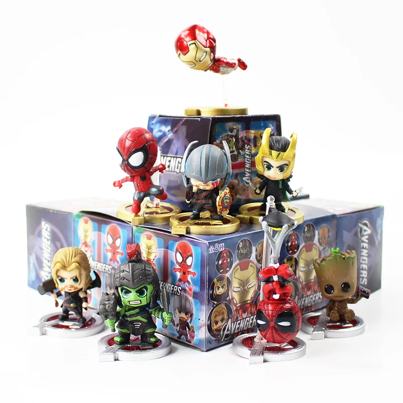 8pcs/lot Infinity War Thor Hulk Iron Man Spiderman Captain America Loki Tree Man Avengers Figure Toys
8pcs/lot Infinity War Thor Hulk Iron Man Spiderman Captain America Loki Tree Man Avengers Figure Toys