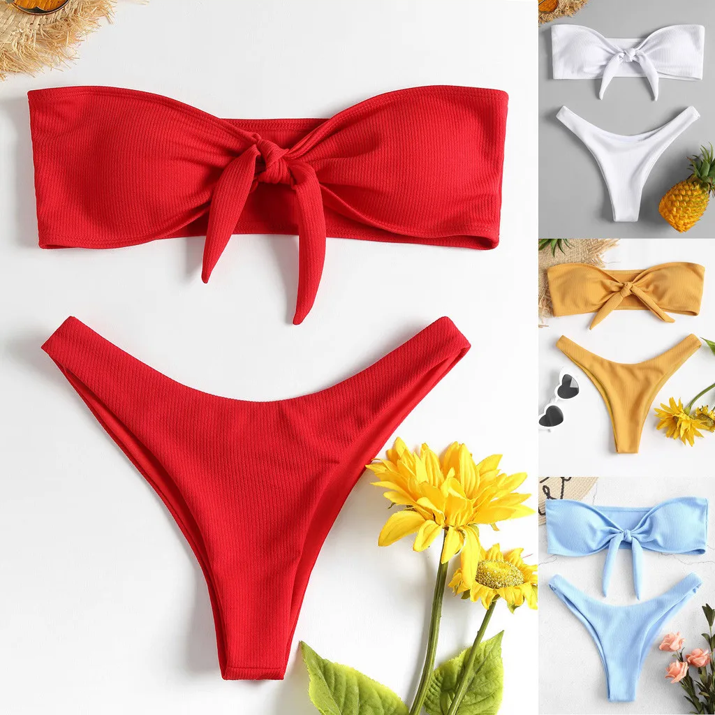 Hot 2019 New Sexy Women Bikini Set Swimwear Bandage Monokini Push Up Padded solid Swimsuit Bathing Beachwear 2.0#
Hot 2019 New Sexy Women Bikini Set Swimwear Bandage Monokini Push Up Padded solid Swimsuit Bathing Beachwear 2.0#