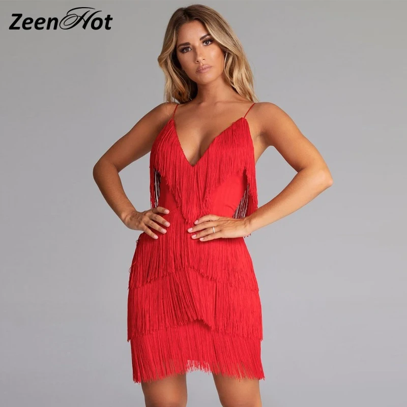 Tassel Dress Women Sexy Summer Sleeveless Dress Spaghetti Strap Short Mini Fringe Bodycon Party Dresses Vestidos
Tassel Dress Women Sexy Summer Sleeveless Dress Spaghetti Strap Short Mini Fringe Bodycon Party Dresses Vestidos