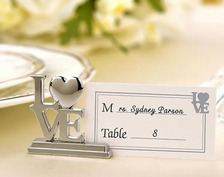 free shipping 600sets/lot "LOVE" Shape Silver Wedding Place Card Holder Wedding Favor
free shipping 600sets/lot "LOVE" Shape Silver Wedding Place Card Holder Wedding Favor