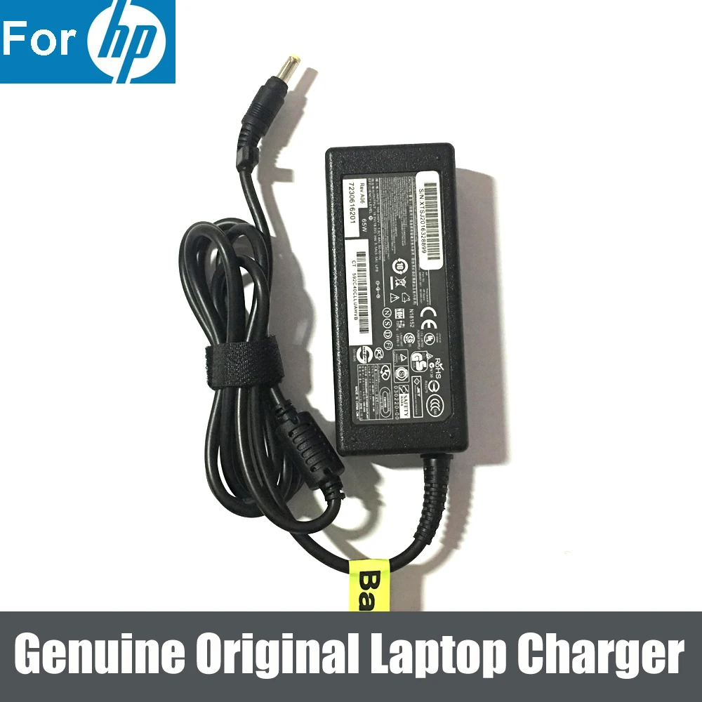 Genuine Original 65W AC ADAPTER LAPTOP POWER CHARGER For HP COMPAQ PC 510 511 515 516 610 615
Genuine Original 65W AC ADAPTER LAPTOP POWER CHARGER For HP COMPAQ PC 510 511 515 516 610 615