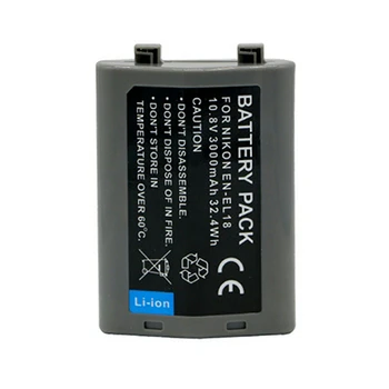 1pcs 3000mAh EN-EL18 Digital Camera Battery for Nikon D4 D4S D4X MB-D12 EN-EL18 Rechargeable EN EL18 batteries Backup Bateria
1pcs 3000mAh EN-EL18 Digital Camera Battery for Nikon D4 D4S D4X MB-D12 EN-EL18 Rechargeable EN EL18 batteries Backup Bateria