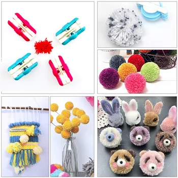 2 Pcs/lot Mini Pompom Pom-pom Maker for Fluff Ball Weaver Needle Craft DIY Wool Knitting Craft Tool Set Decoration
2 Pcs/lot Mini Pompom Pom-pom Maker for Fluff Ball Weaver Needle Craft DIY Wool Knitting Craft Tool Set Decoration