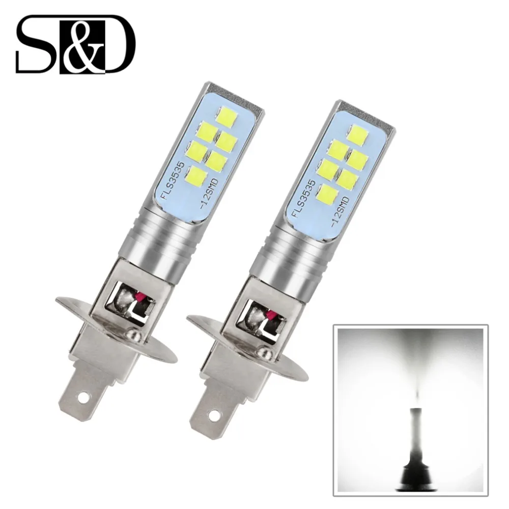 2pcs Car Fog Lamp H1 H3 LED Bulbs 12V 6000K White 1400LM Driving Lamp DRL Daytime Running Light Auto Fog Lights
2pcs Car Fog Lamp H1 H3 LED Bulbs 12V 6000K White 1400LM Driving Lamp DRL Daytime Running Light Auto Fog Lights