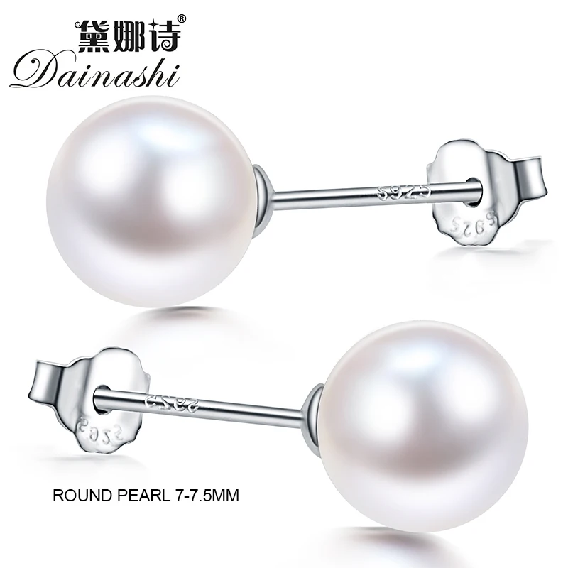 Dainashi bridal women white pink purple round freshwater oearl earrings with 925 sterling silver with gift box
Dainashi bridal women white pink purple round freshwater oearl earrings with 925 sterling silver with gift box