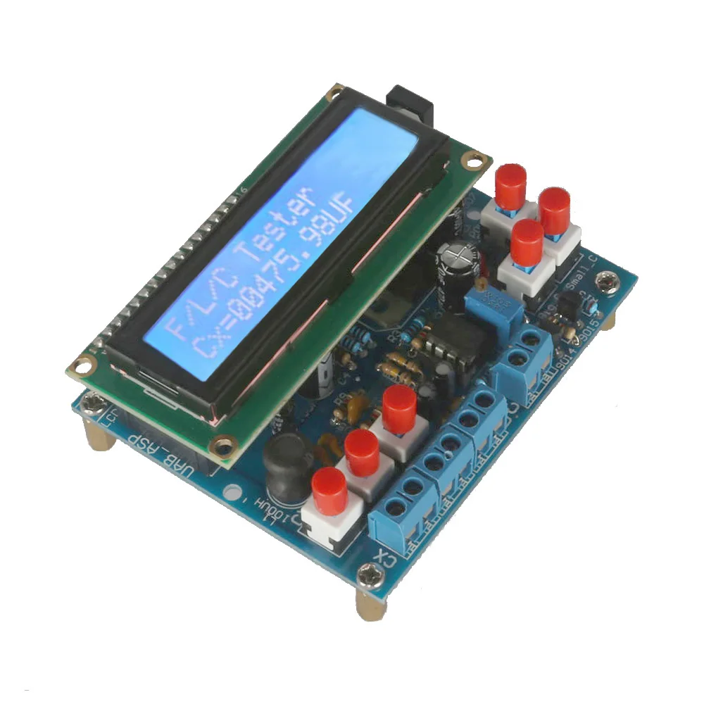 

LCD Digital frequency counter Secohmmeter Capacitance Meter DIY Kit Frequency Meter cymometer Inductance Tester frequenzimetro