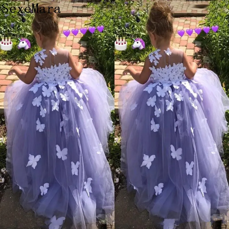 New Coming Flower Girl Dress with Handmade Butterflies Ball Gowns For Girls Party Kids Pageant Gowns Custom Made
New Coming Flower Girl Dress with Handmade Butterflies Ball Gowns For Girls Party Kids Pageant Gowns Custom Made