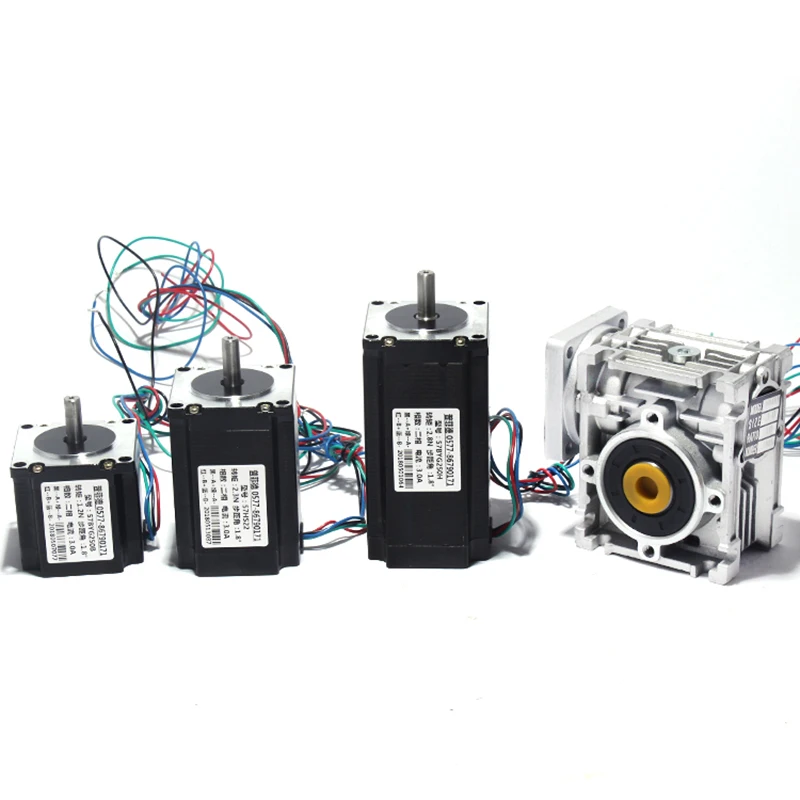 Reduction ratio 1:10 Worm Geared Stepper Motor 57 Hybrid Stepper Speed Reducer for Router Engraver Y
Reduction ratio 1:10 Worm Geared Stepper Motor 57 Hybrid Stepper Speed Reducer for Router Engraver Y