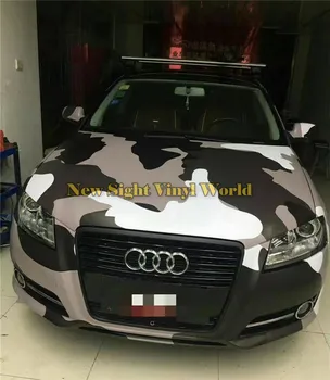 Black White Grey Jumbo Arctic Snow Camouflage Vinyl Wrap Film Roll Bubble Free For JEEP SUV TRUCK
Black White Grey Jumbo Arctic Snow Camouflage Vinyl Wrap Film Roll Bubble Free For JEEP SUV TRUCK