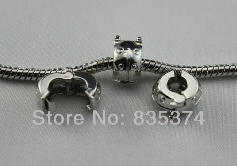 New nice fashion Stopper Clips/ locks European Beads Jewelry Findings Fit Bracelets / Snake Chains
New nice fashion Stopper Clips/ locks European Beads Jewelry Findings Fit Bracelets / Snake Chains