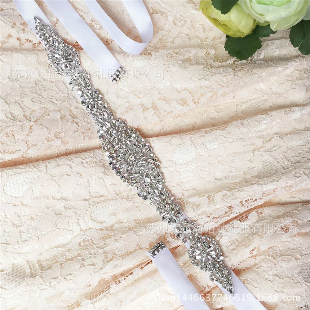 S123 Hot European luxury diamond wedding belt all-match beautiful bride wedding accessories handmade belt
S123 Hot European luxury diamond wedding belt all-match beautiful bride wedding accessories handmade belt