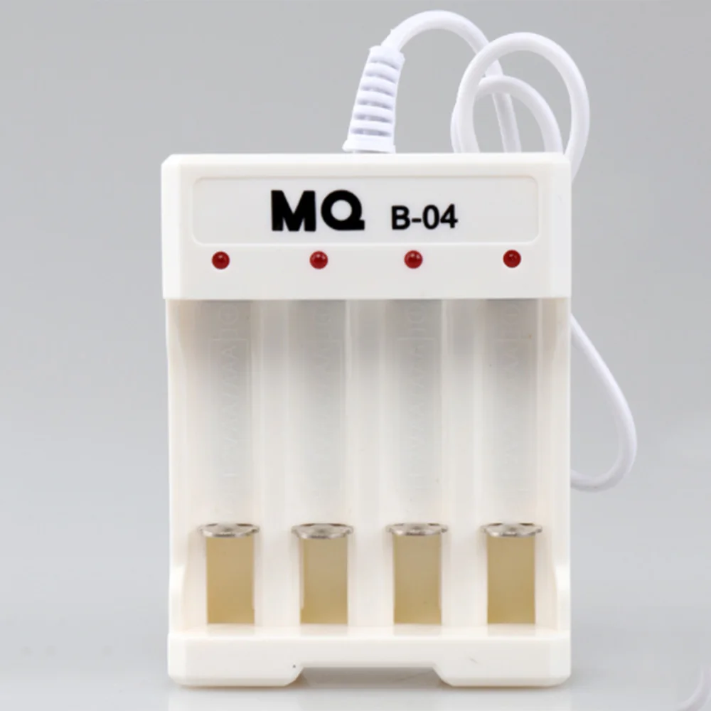 4 Slots Battery Charger for AA AAA Nickel-Cadmium Rechargeable Battery Chargers LED Light
4 Slots Battery Charger for AA AAA Nickel-Cadmium Rechargeable Battery Chargers LED Light