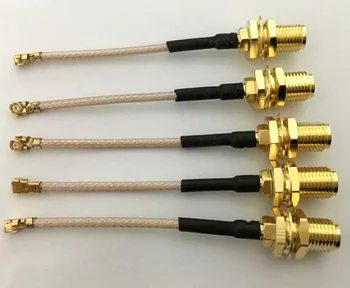 100pcs 5cm SMA Female to uFL/u.FL/IPX/IPEX RF Coax Adapter Assembly RG178 Pigtail Cable
100pcs 5cm SMA Female to uFL/u.FL/IPX/IPEX RF Coax Adapter Assembly RG178 Pigtail Cable