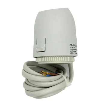 NO NC electric thermal actuator valve for manifold radiant room underfloor heating 24v
NO NC electric thermal actuator valve for manifold radiant room underfloor heating 24v