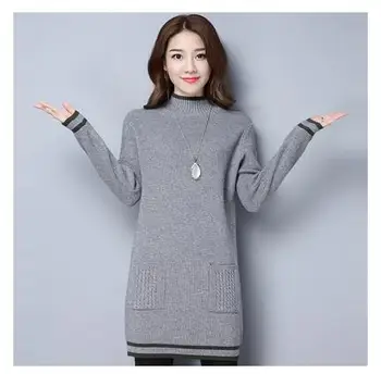 Winter sweater women's mid length 2020 new style top up and thicker Han edition loose cashmere cashmere Jersey.
Winter sweater women's mid length 2020 new style top up and thicker Han edition loose cashmere cashmere Jersey.