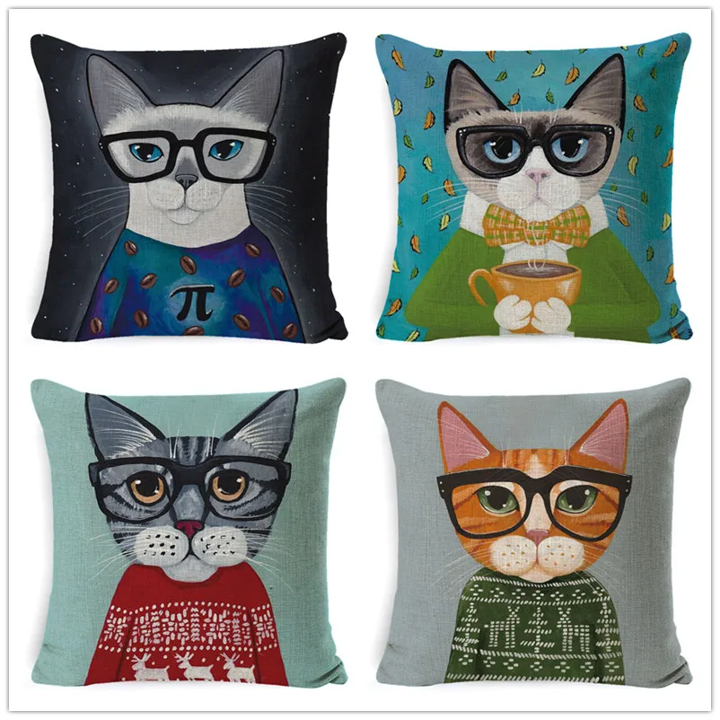 Fokusent Cartoon Cute Cat Pillow Cover Creative Skull Cushion Covers Animal Pillow Case for Home Sofa Decorations Pillowcase
Fokusent Cartoon Cute Cat Pillow Cover Creative Skull Cushion Covers Animal Pillow Case for Home Sofa Decorations Pillowcase