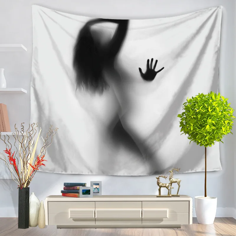 Tapestry, creative fashion character wall hanging beach towel Polyester blanket Blur silhouette living room Wall decoration
Tapestry, creative fashion character wall hanging beach towel Polyester blanket Blur silhouette living room Wall decoration
