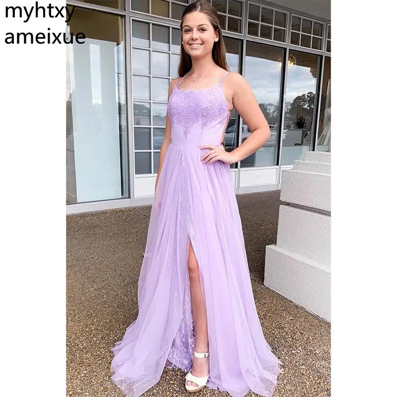 New Elegant Sexy Cheap Evening Dresse A-line Appliques Prom Dress Floor Length Split New Evening Gowns Custom Made Puffy Dresses
New Elegant Sexy Cheap Evening Dresse A-line Appliques Prom Dress Floor Length Split New Evening Gowns Custom Made Puffy Dresses