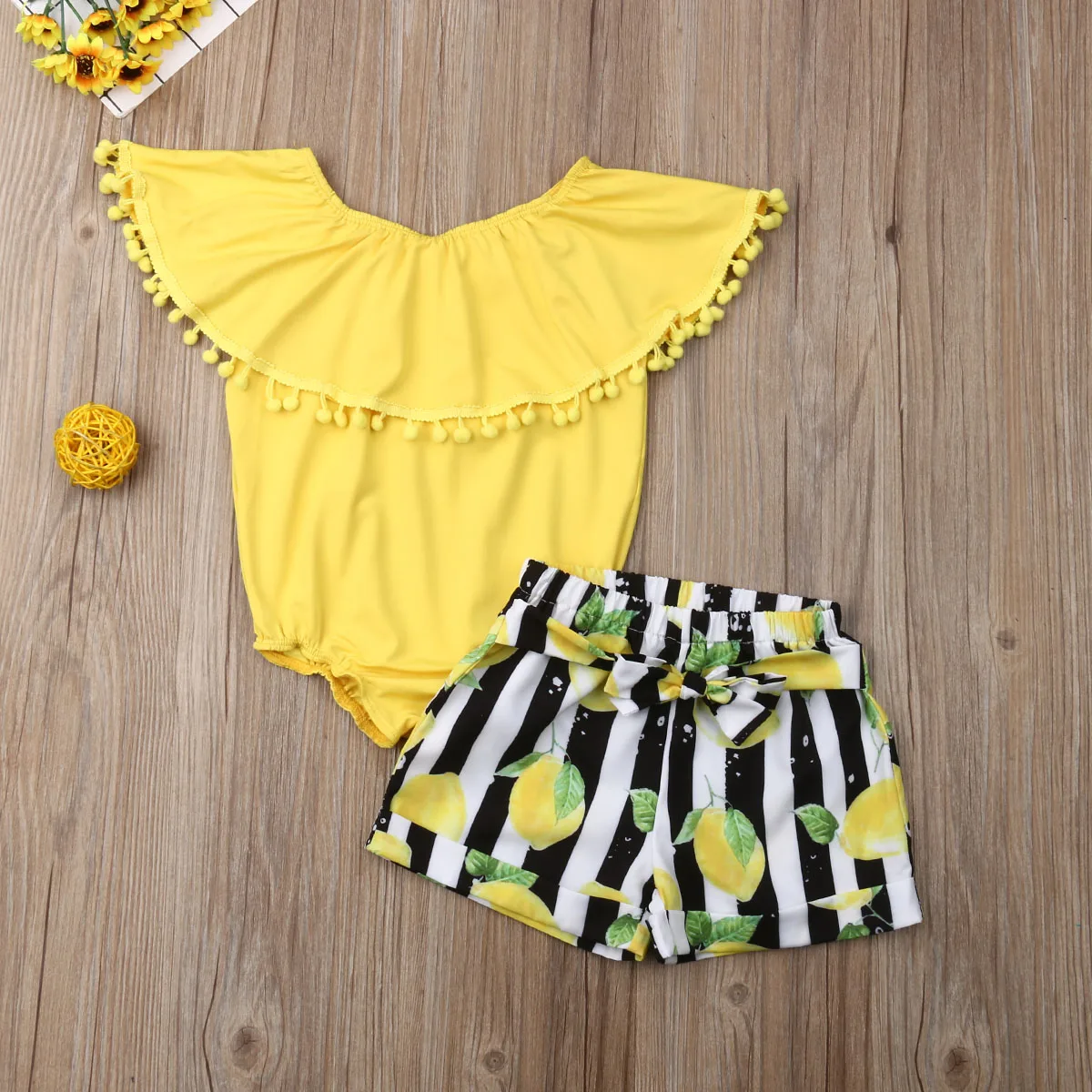 Pudcoco Summer Newborn Baby Girl Clothes Off Shoulder Solid Color Ruffle Tassels Tops Flower Print Shorts 2Pcs Outfits Clothes
Pudcoco Summer Newborn Baby Girl Clothes Off Shoulder Solid Color Ruffle Tassels Tops Flower Print Shorts 2Pcs Outfits Clothes